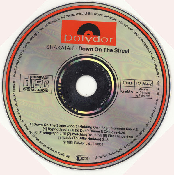 Shakatak : Down On The Street (CD, Album, RE)