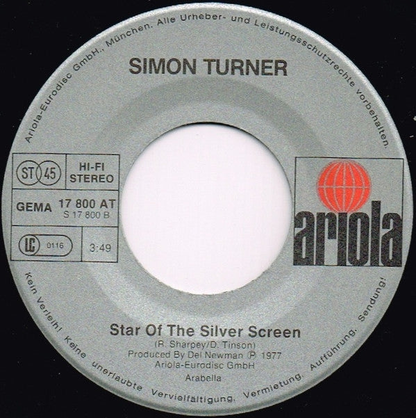 Simon Fisher Turner : Could It Really Be  (7", Single)