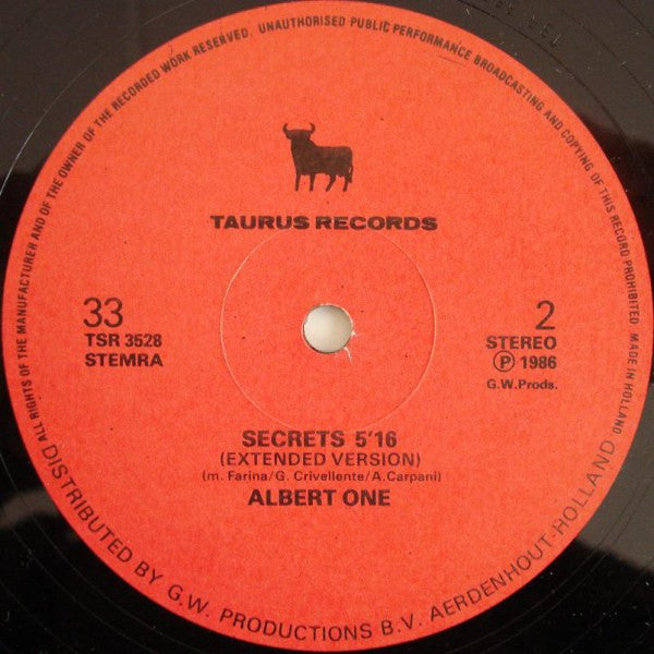 Albert One : Secrets (12")