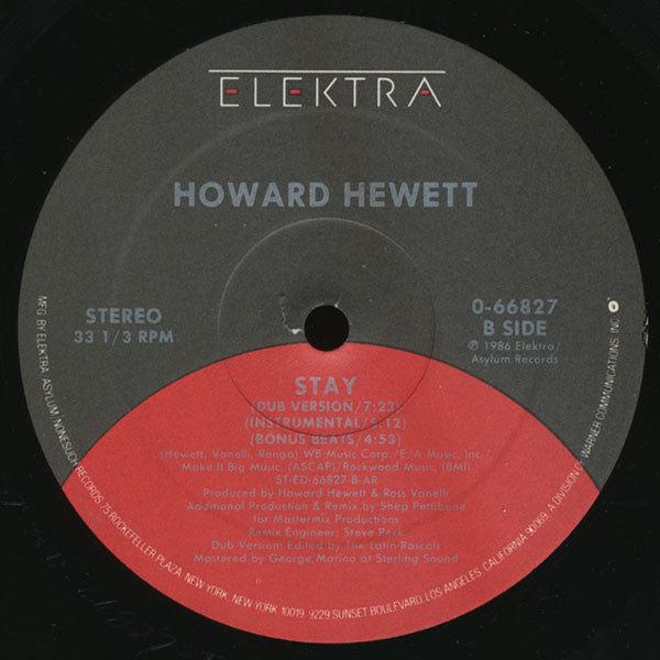 Howard Hewett : Stay (12", AR )