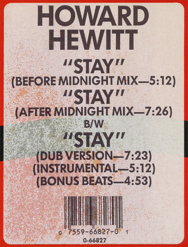 Howard Hewett : Stay (12", AR )