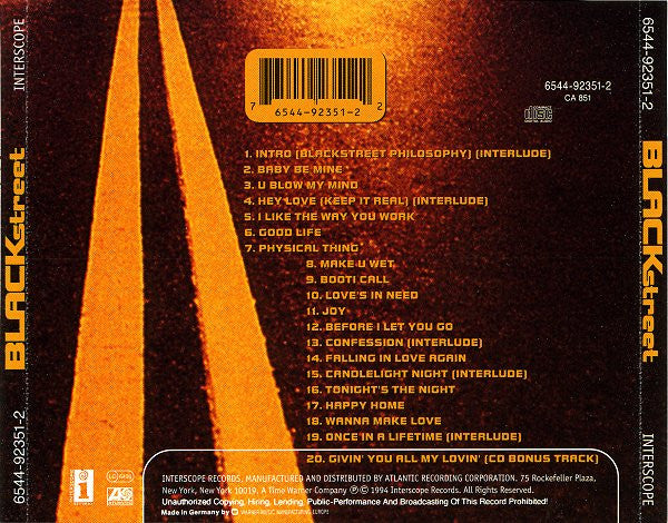 Blackstreet : Blackstreet (CD, Album)