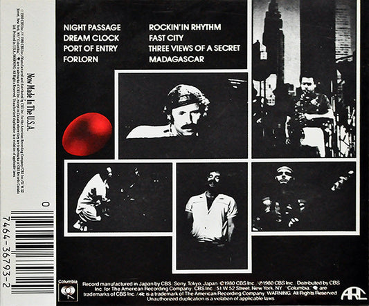 Weather Report : Night Passage (CD, Album, RE)