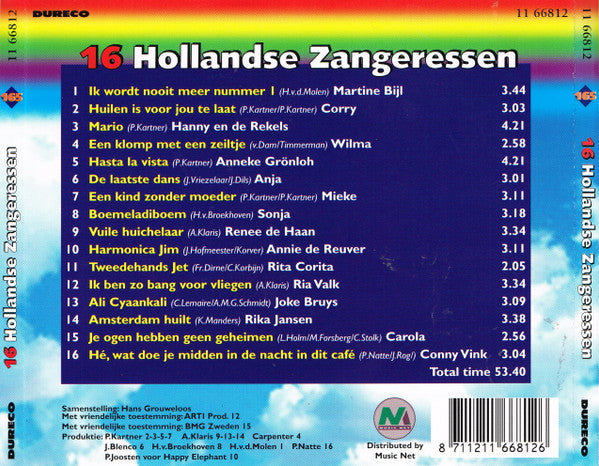 Various : 16 Hollandse Zangeressen (CD, Comp)