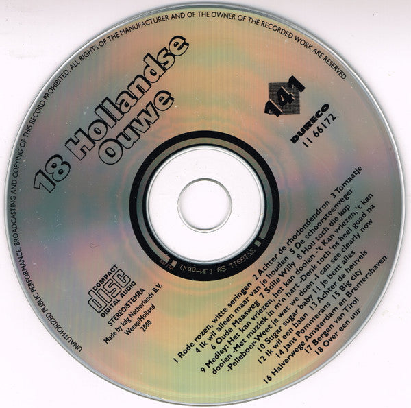 Various : 18 Hollandse Ouwe (CD, Comp)