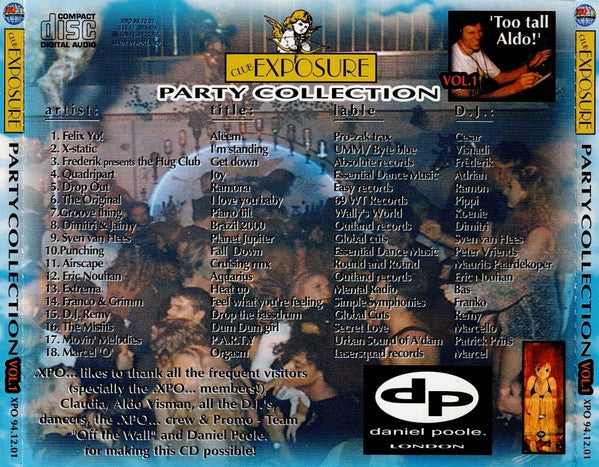 Various : Club Exposure - The Party Collection Vol. 1 (CD, Comp, Mixed)