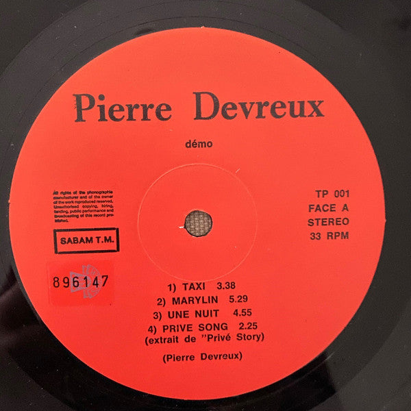 Pierre Devreux : Démo (LP)