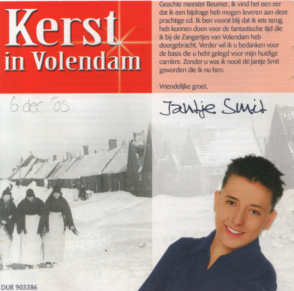 De Zangertjes Van Volendam o.l.v. Evert Beumer Met Als Speciale Gast Jan Smit : Kerst In Volendam (CD, Album, RE)
