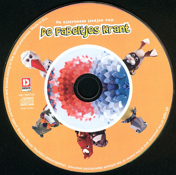 De Fabeltjeskrant : De Allerbeste Liedjes Van De Fabeltjes Krant (CD, Comp)