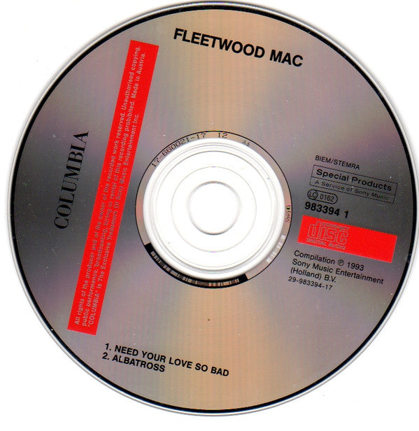 Fleetwood Mac : Need Your Love So Bad (CD, Single)