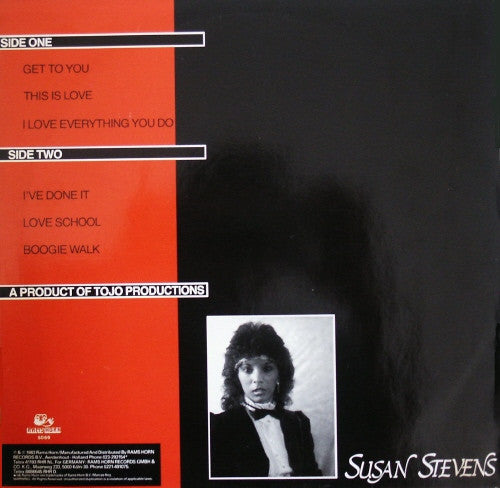 Susan Stevens : Get To You (LP, Album)