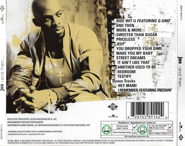 Joe : And Then... (CD, Album, Copy Prot.)