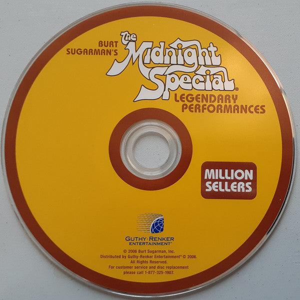 Various : The Midnight Special Legendary Performances (Million Sellers) (DVD-V, RE, RM, Multichannel, NTSC)