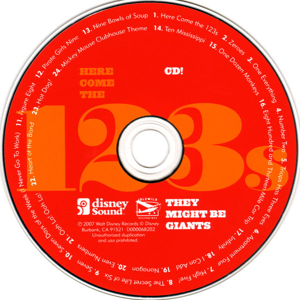 They Might Be Giants : Here Come The 123s (CD, Album, Enh + DVD-V)