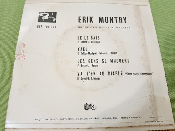 Erik Montry : Je Lê Sais EP (7", EP)