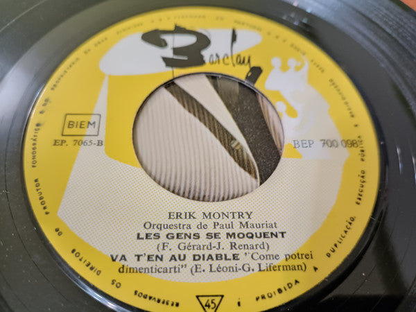 Erik Montry : Je Lê Sais EP (7", EP)
