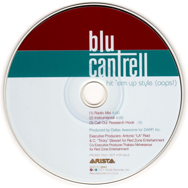 Blu Cantrell : Hit 'Em Up Style (Oops!) (CD, Single, Promo)