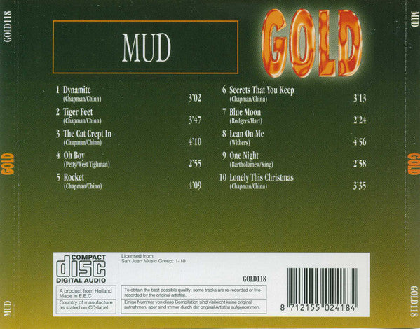 Mud : Gold (CD, Comp)