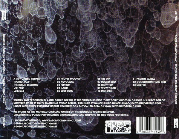 A Guy Called Gerald : Tronic Jazz The Berlin Sessions (CD, Album)