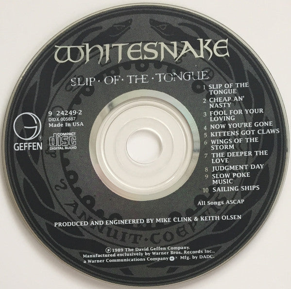 Whitesnake : Slip Of The Tongue (CD, Album)