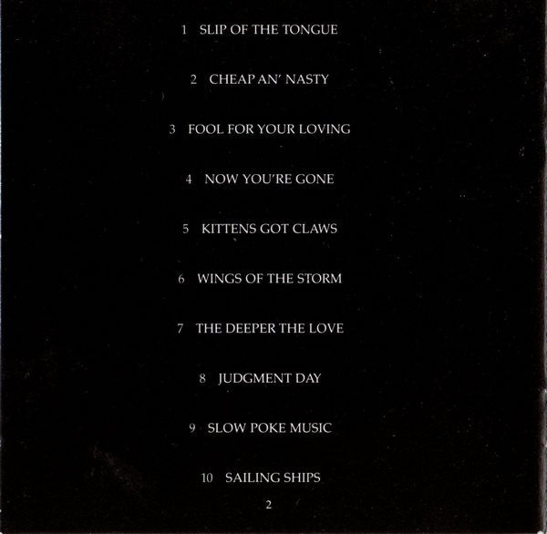 Whitesnake : Slip Of The Tongue (CD, Album)