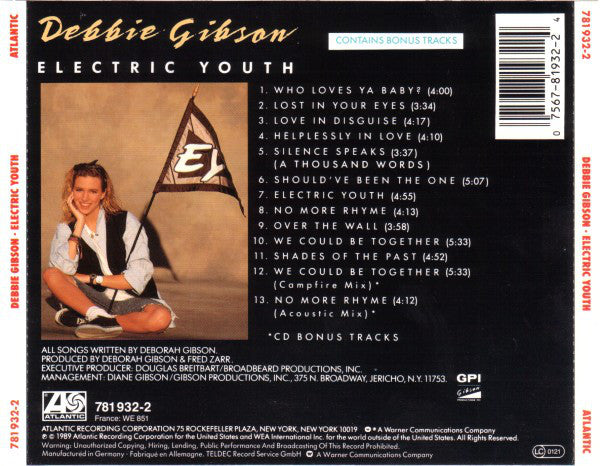 Debbie Gibson : Electric Youth (CD, Album)