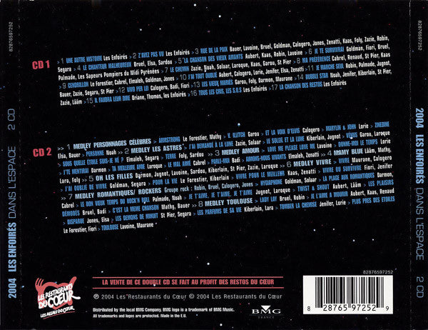 Les Enfoirés : 2004 - Les Enfoirés Dans L'Espace (2xCD, Album)
