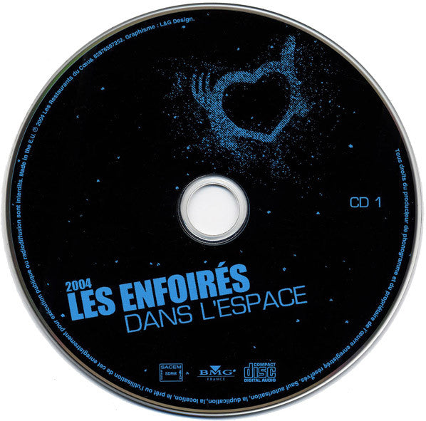 Les Enfoirés : 2004 - Les Enfoirés Dans L'Espace (2xCD, Album)