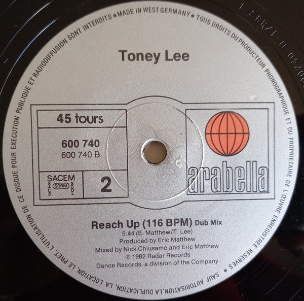 Toney Lee : Reach Up (12")