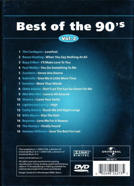 Various : Best Of The 90's Vol.2 (DVD-V)