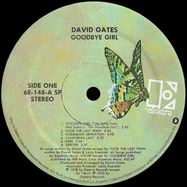 David Gates : Goodbye Girl (LP, Album, SP )