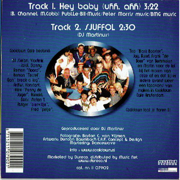 The Cooldown Café Featuring D.J. Stefan : Hey Baby (Uhh, Ahh) (CD, Single, Car)
