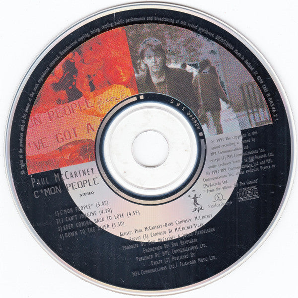Paul McCartney : C'mon People (CD, Single)