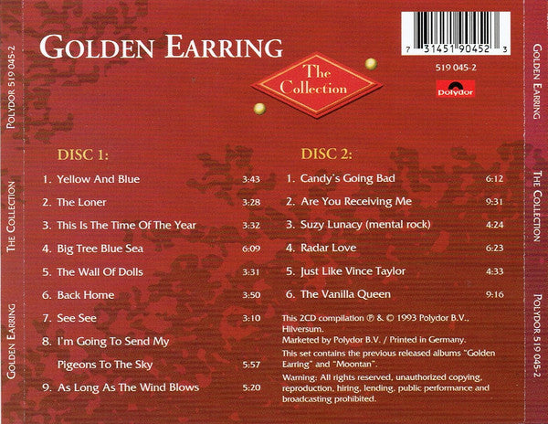 Golden Earring : The Collection (2xCD, Comp)