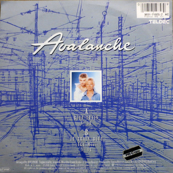 Avalanche (8) : Blue Train (7", Single)