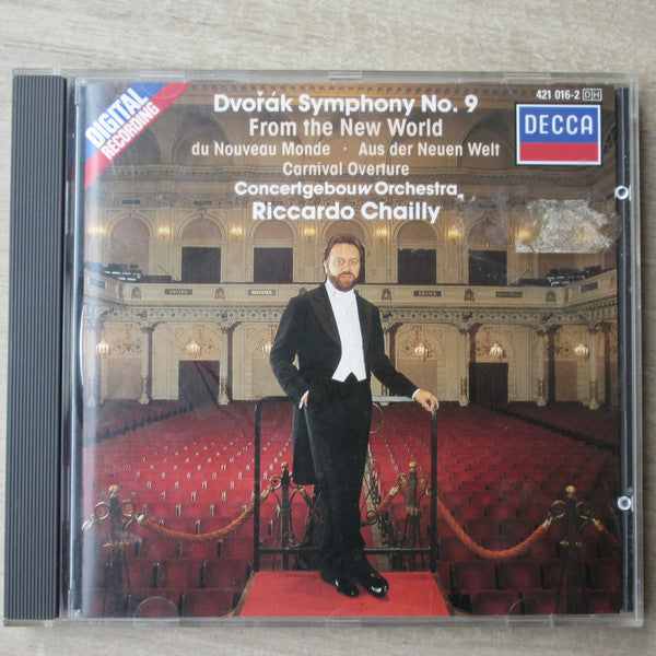Antonín Dvořák, Concertgebouworkest, Riccardo Chailly : Symphony No.9 'From The New World', Carnival Overture (CD)