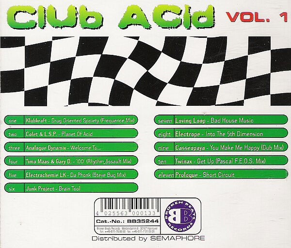 Various : Club Acid Vol. 1 (CD, Comp)
