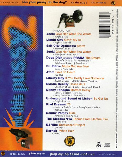 Danny Tenaglia : Can Your Pussy Do The Dog? (Mix This Pussy 2) (CD, Mixed)