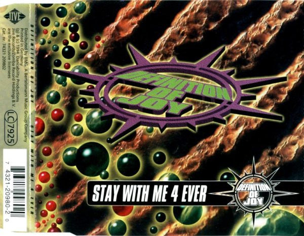 Definition Of Joy : Stay With Me 4 Ever (CD, Maxi)