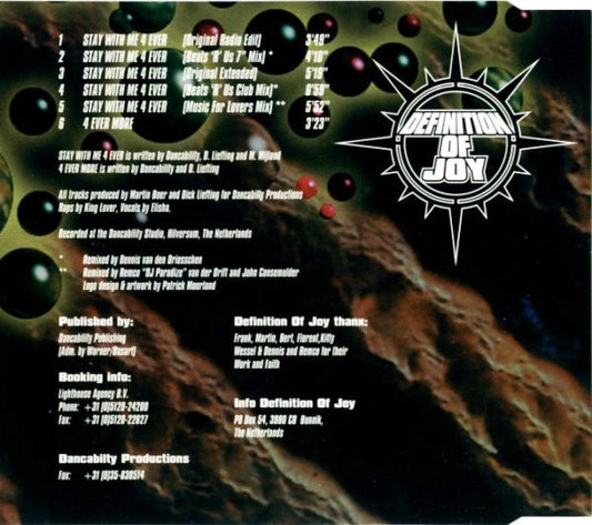 Definition Of Joy : Stay With Me 4 Ever (CD, Maxi)
