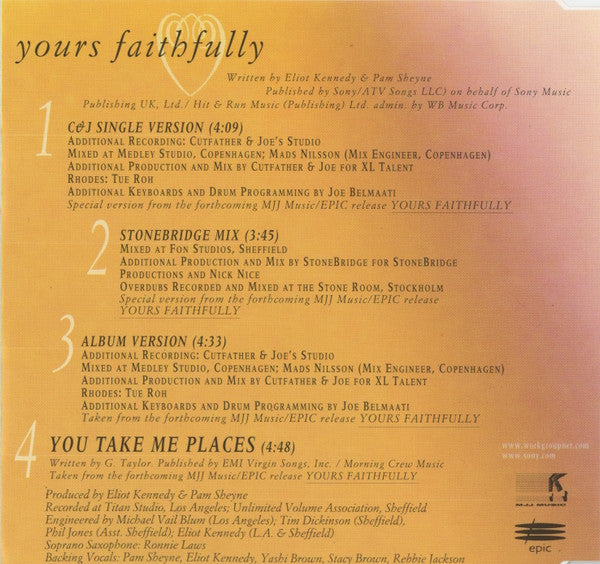 Rebbie Jackson : Yours Faithfully (CD, Maxi)