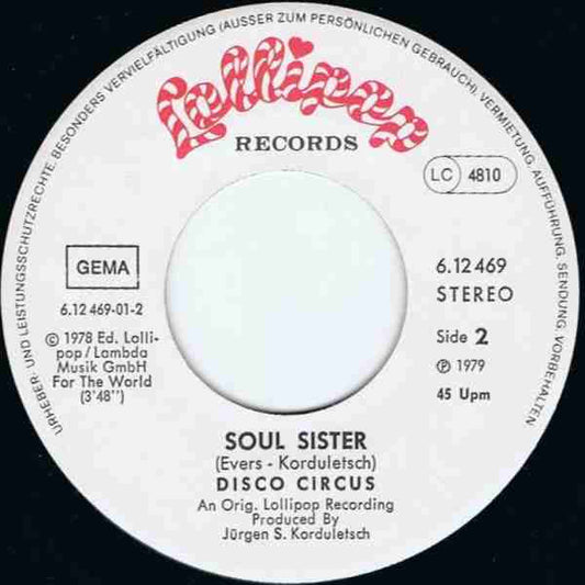 Disco Circus : Over And Over (7", Single)