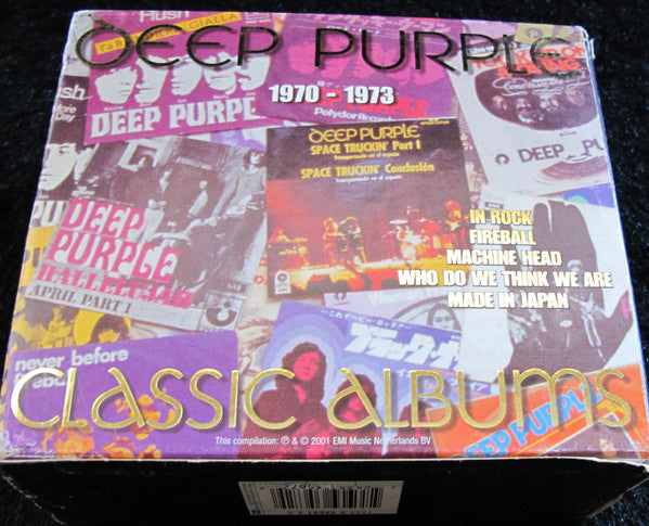Deep Purple : The Cassic Albums 1970-1973 (Box, Comp + 7xCD, Album, RE, RM, S/Edition)