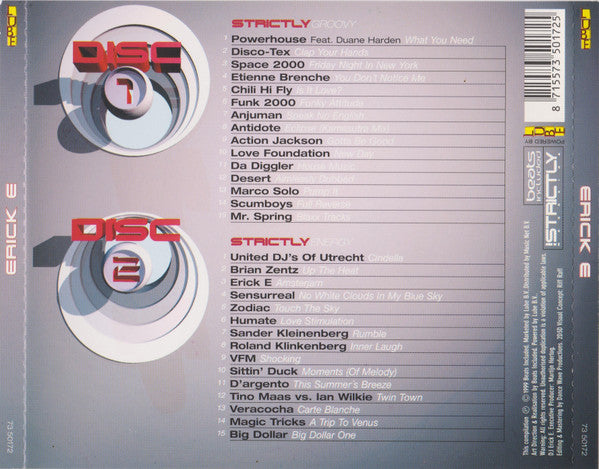 Erick E : Strictly Erick E (2xCD, Mixed)