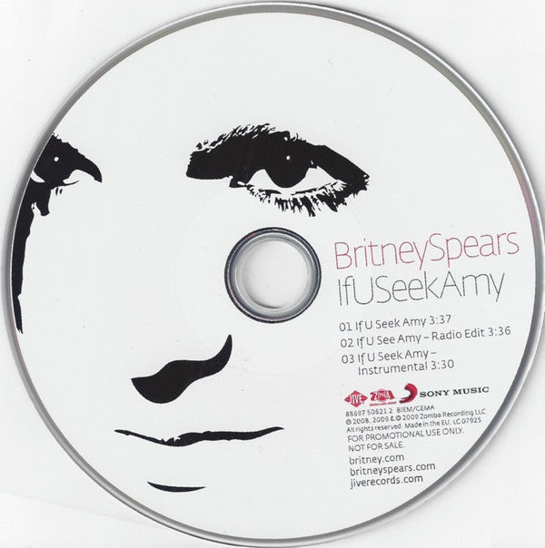 Britney Spears : If U Seek Amy (CD, Single, Promo)