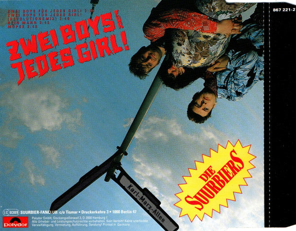 Die Suurbiers : Zwei Boys Für Jedes Girl! (CD, Maxi)