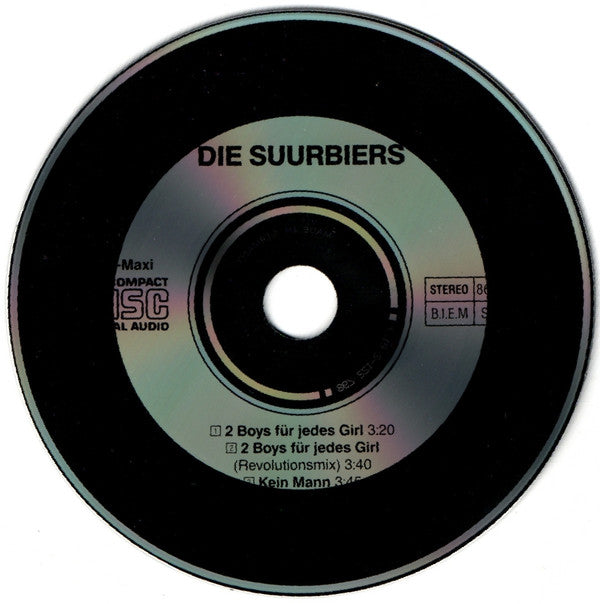 Die Suurbiers : Zwei Boys Für Jedes Girl! (CD, Maxi)