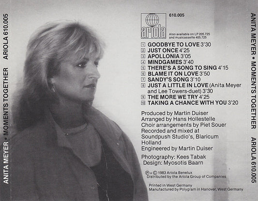 Anita Meyer : Moments Together (CD, Album)