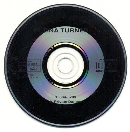 Tina Turner & Robert Cray : 634-5789 (Live) (CD, Single)