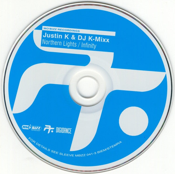 Justin K. & DJ K-Mixx : Northern Lights / Infinity (CD, Maxi)